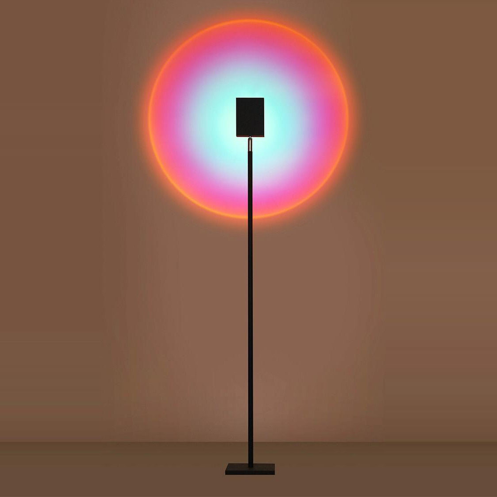 Floor проектор-design lamp Color Projector by Mandalaki Studio (pink-Blue)