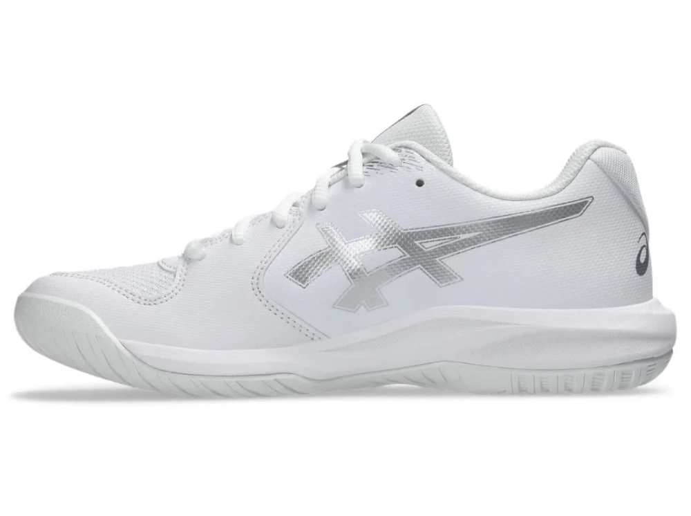 Женские теннисные кроссовки Asics Gel-Dedicate 9 - white/pure silver