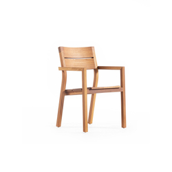 DUBAI Chair кресло деревянное, массив ироко