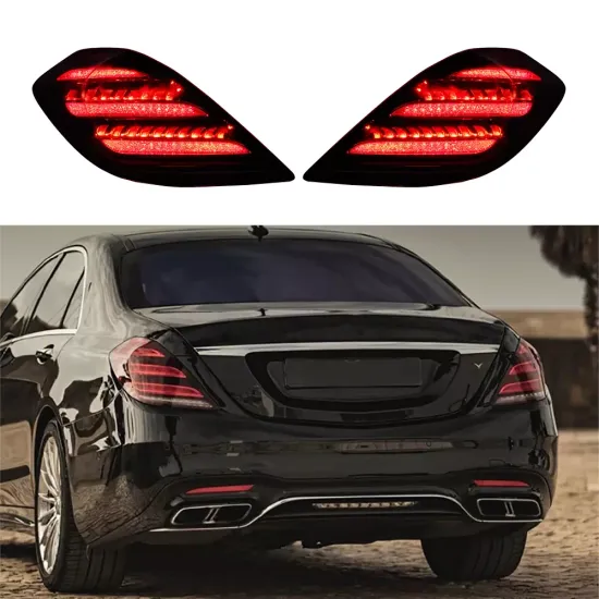 Задние фонари Мерседес S-class W222 2014-2020 V2 Type ТЕМНЫЕ