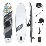 SUP-доска для плавания White Cap Convertible, 305*84*12 см + 6 аксессуаров, до 120 кг,Bestway (65341)