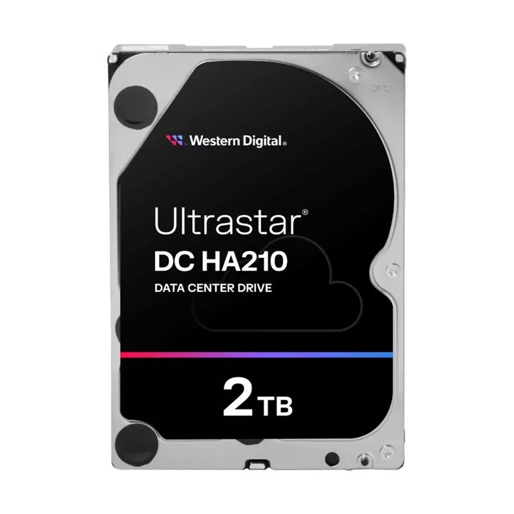 Жесткий диск Western Digital Ultrastar DC HA210 HDD 3.5" SATA 2Tb, 7200rpm, 128MB buffer, 512n (1W10025)