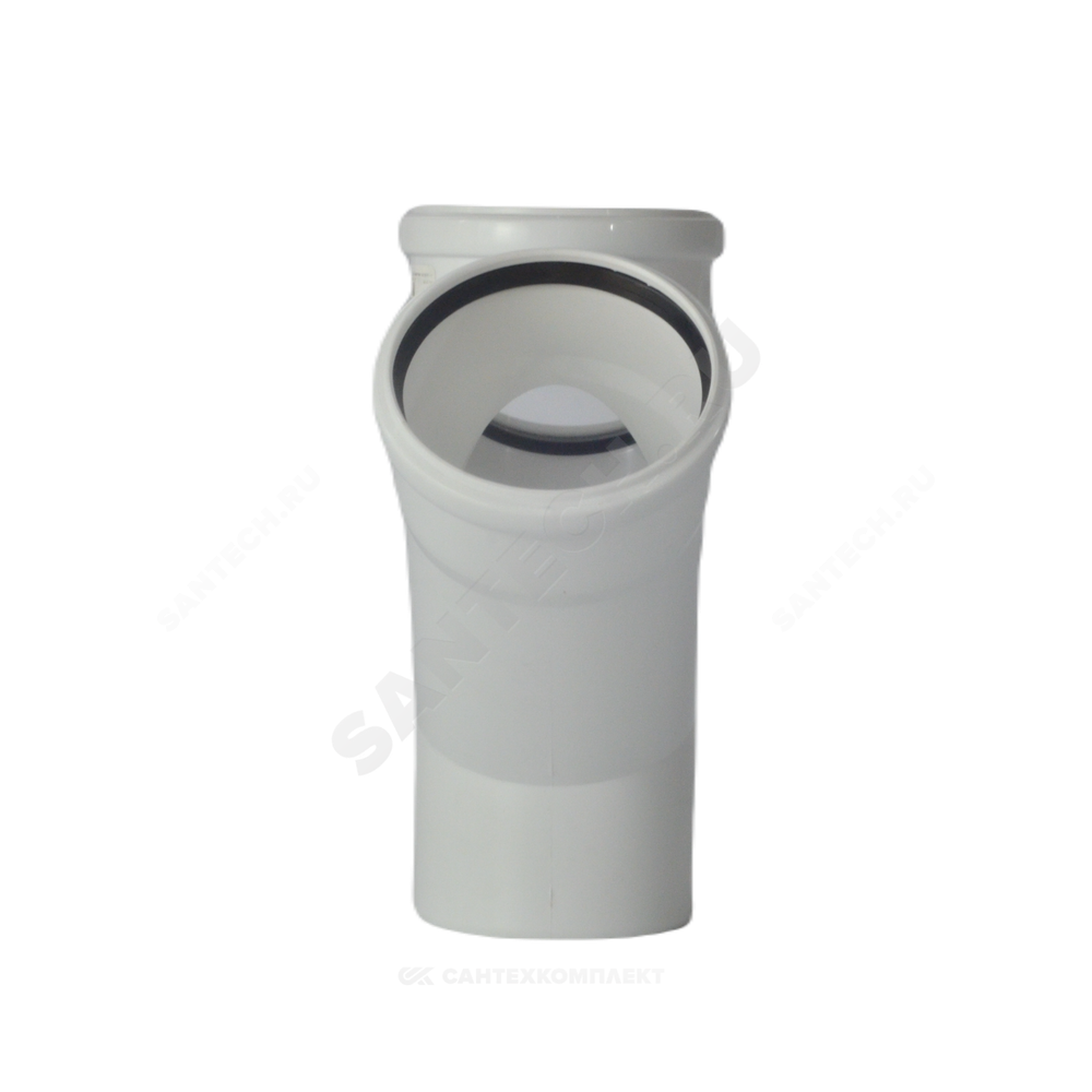 Крестовина PP-M 1-плоскостная бесшумная белая Дн 110х110х110х45гр б/нап в/к RTP (РосТурПласт) 24763