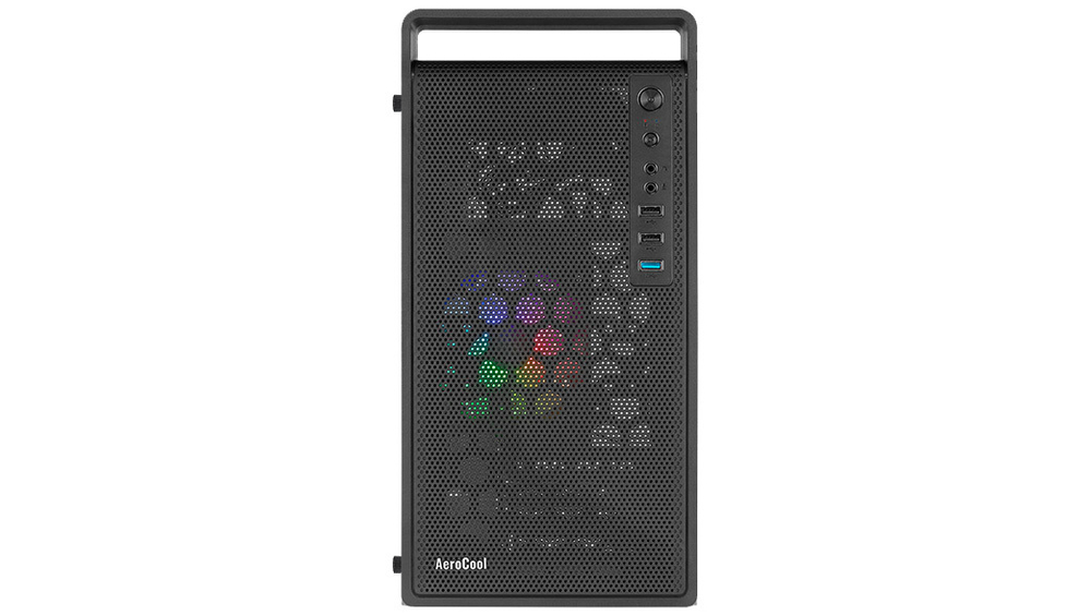 Корпус AeroCool CS-109-G-BK-v1 Black Mid Tower (4711099472376) без БП