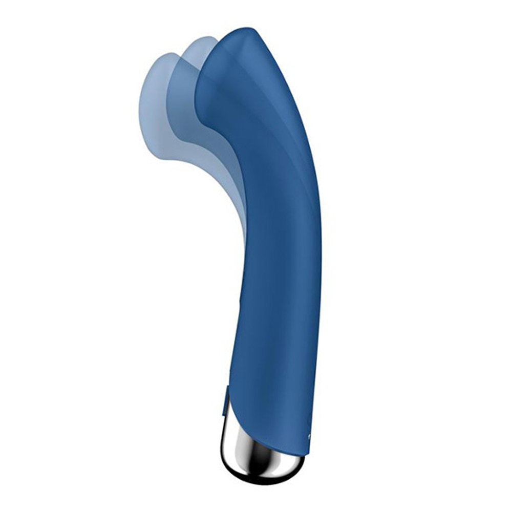 Синий вибратор для G-точки 17см Satisfyer Spinning G-Spot 1