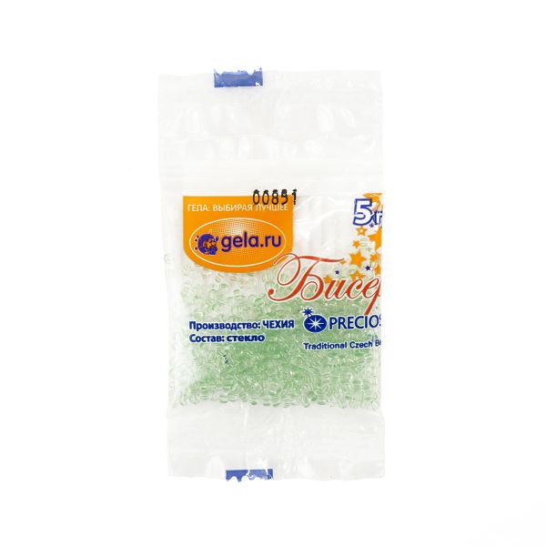 Бисер Preciosa 10/0, 50 г (10 шт по 5 г), цв.00851