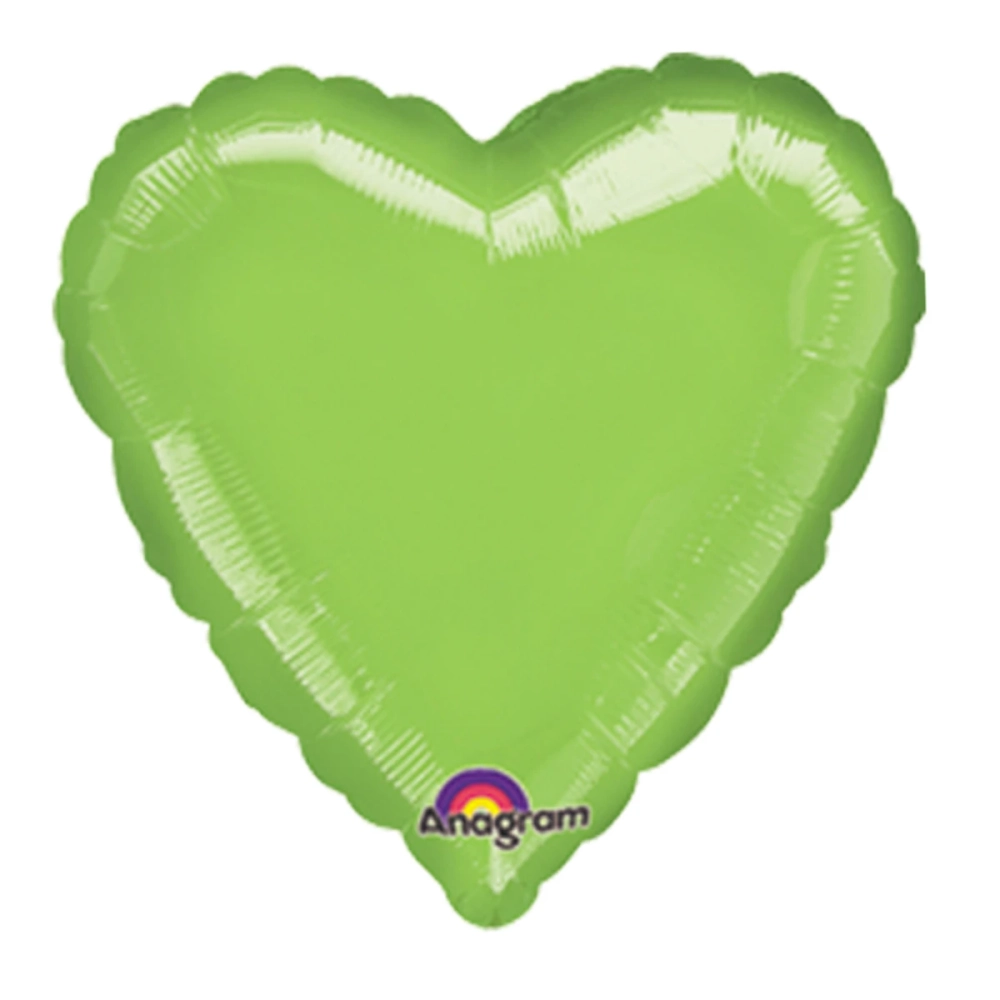 СЕРДЦЕ 18" Металлик LimeGreen