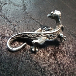 Подвеска. Ящерка (серебро)