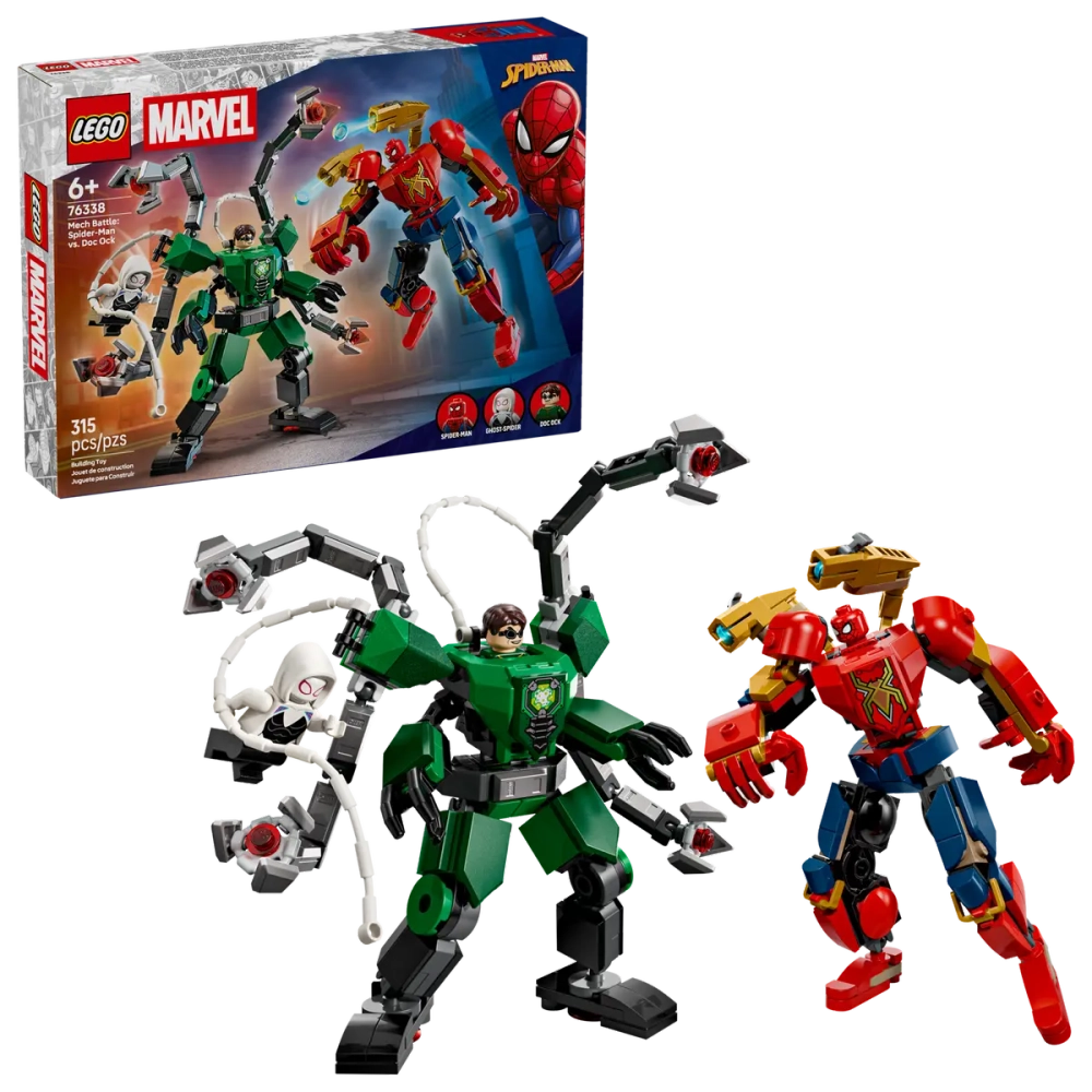 Конструктор LEGO Marvel 76338 Mech Battle: Spider-Man vs. Doc Ock