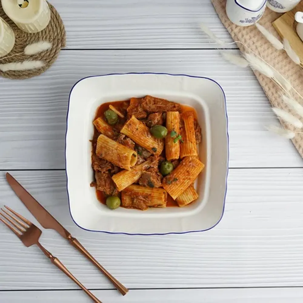 Салатник 800 мл 20*20 см h5,2 см квадратный Sea Flower P.L. Proff Cuisine [6]
