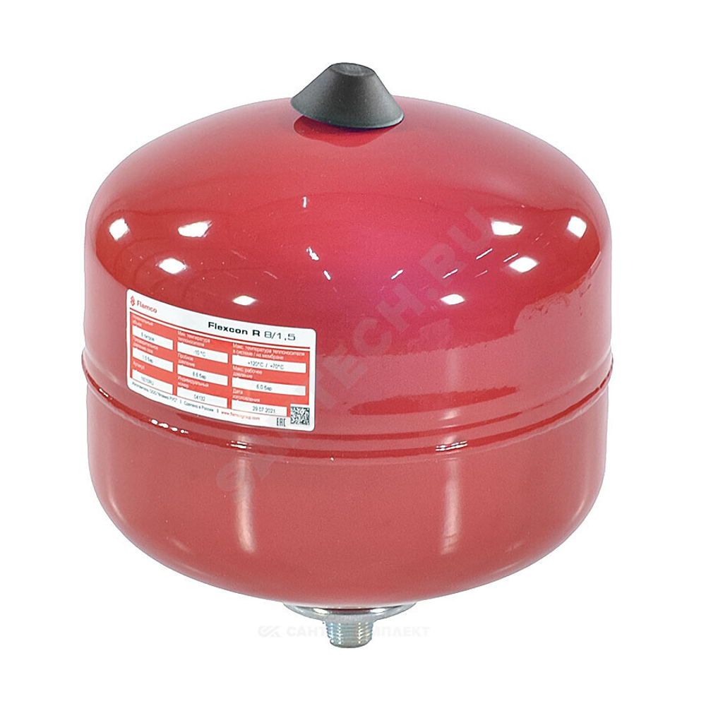 Бак расширительный мембранный для отопления 50 л 6 бар 3/4" НР Flexcon R Flamco FL 16053RU