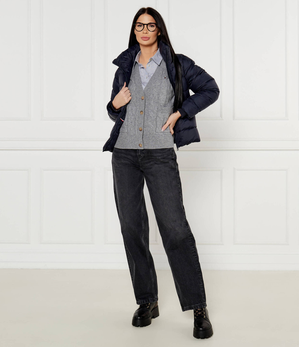Хлопковый кардиган Tommy Hilfiger - серый(WW0WW43089)