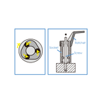 KING TONY (9TD401-08M) Шпильковерт 1/2", 8 мм, эксцентриковый