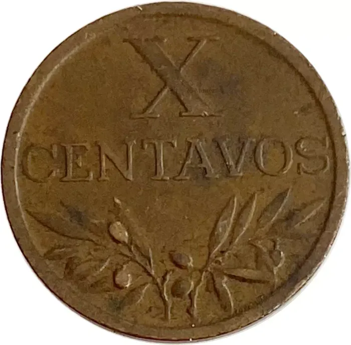 10 сентаво 1942-1969 Португалия 10 сентаво 1942-1969 Португалия
