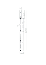 Подвесной светодиодный светильник Freya Telescope FR5168PL-L3CH