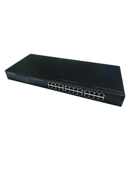 NEOMAX неуправляемый коммутатор NMS-124P-1000-SR, 24 порта 1000 Mbps, металл Rack