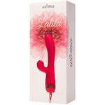 Красный вибратор-кролик с осцилляцией Lalita - 23 см. (Цвет: красный)