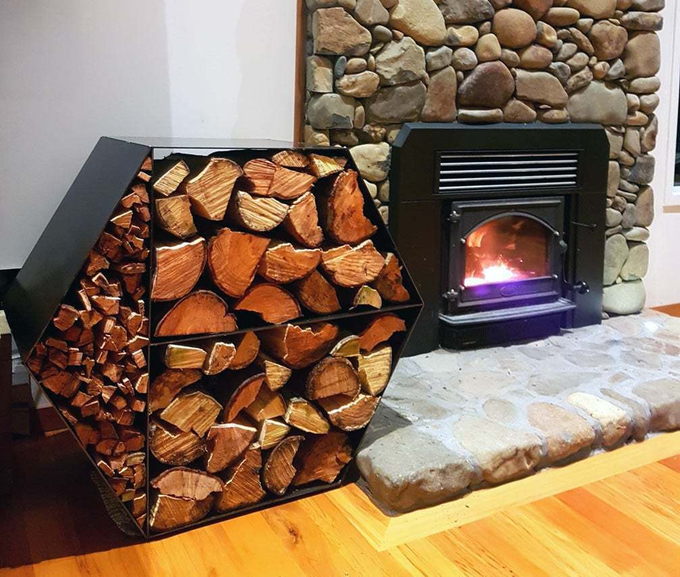 Уличная дровница UFIRE W-06, 100 см