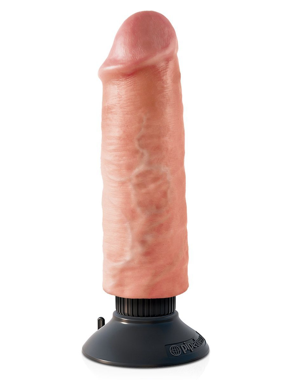 Вибромассажер-реалистик 6  Vibrating Cock - 17,8 см.