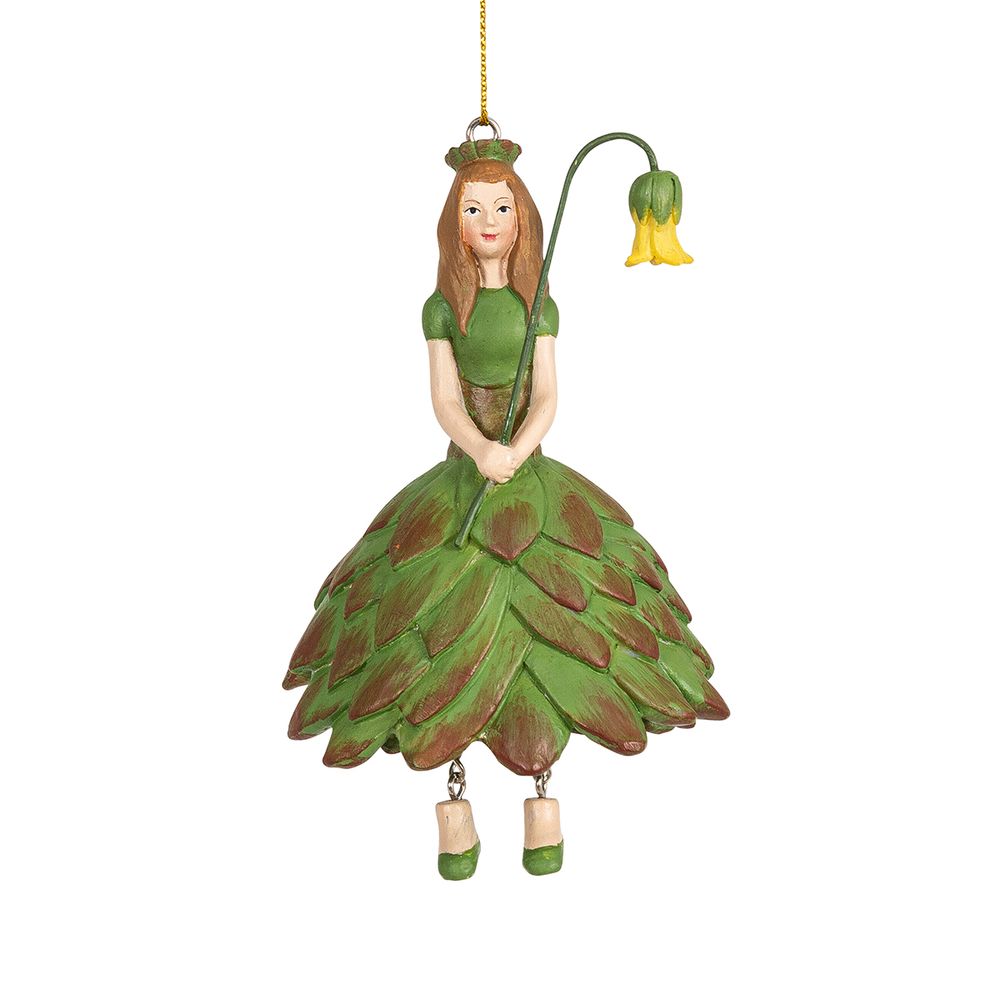 Фигурка декоративная Fiebiger Floristik: Blumenmädchen (цветочная фея) Эхеверия l=11 см