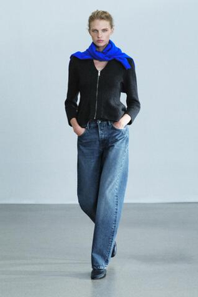 КУРТКА ИЗ ШЕРСТИ С БАСКОЙ — ZARA