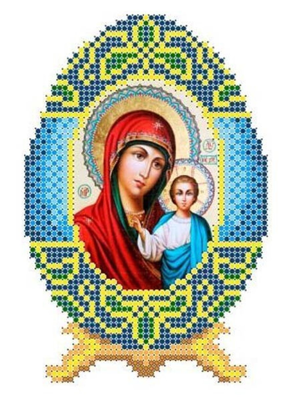 П-004 Яйцо Пасхальное, Богородица