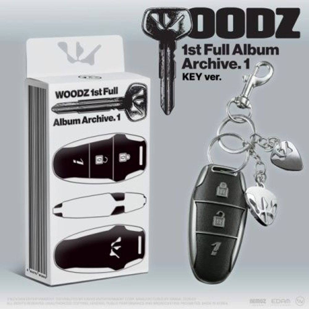 Альбом WOODZ - ARCHIVE. 1 1st FULL ALBUM KEY Version LIMITED Edition