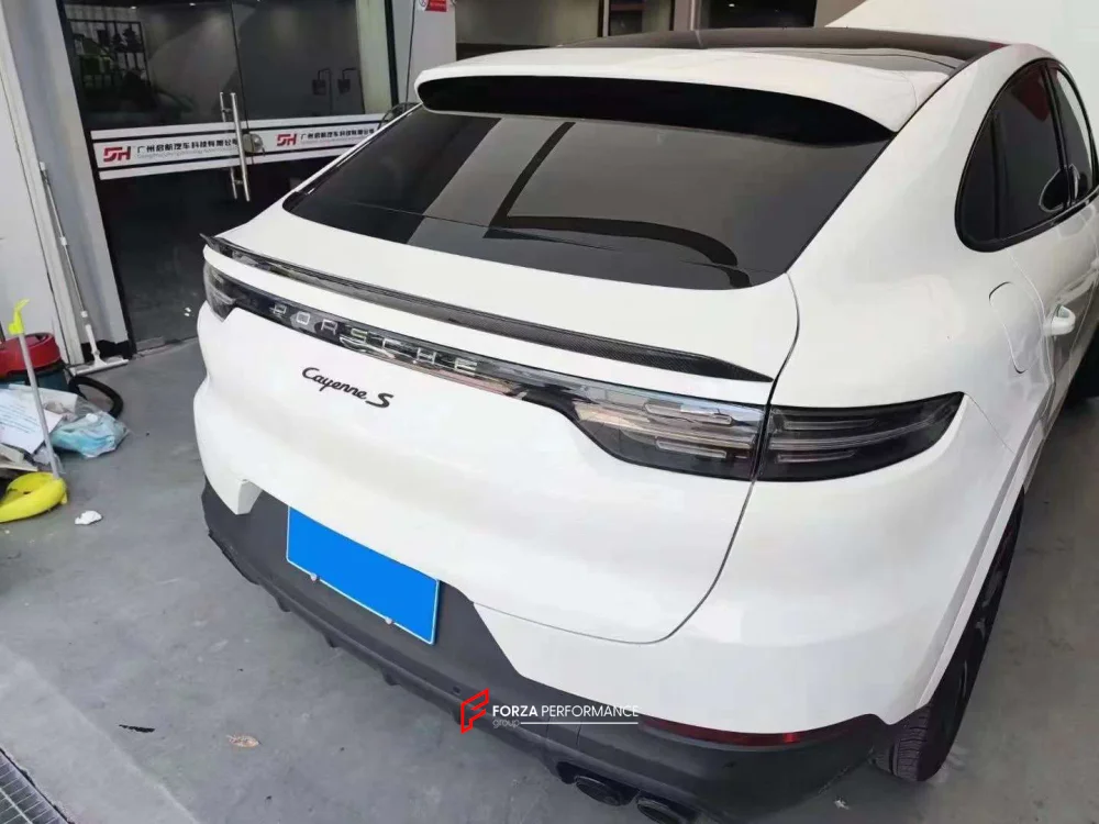 Карбоновый спойлер на крышку багажника для PORSCHE CAYENNE E3 9Y LCI 2023+