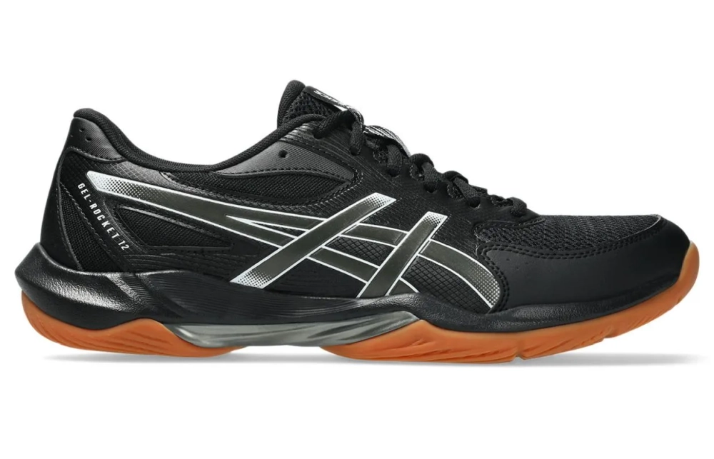 Мужские кроссовки для сквоша/бадминтона Asics Gel-Rocket 12 - black/gunmetal