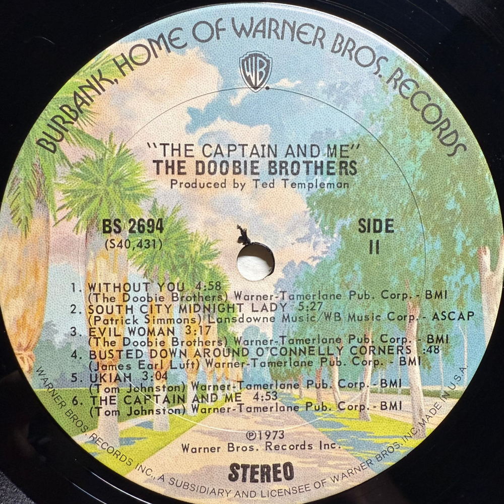 The Doobie Brothers ‎– The Captain And Me (США 1974г.)