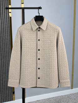 Кожаная рубашка Ermenegildo Zegna