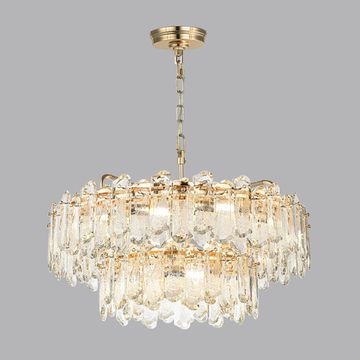 Подвесная хрустальная люстра 22*Е14 5069/22 золото Bullon Odeon Light