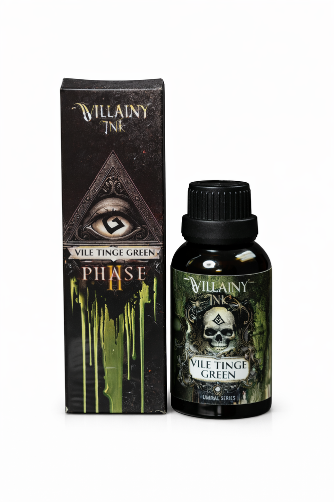 Villainy Ink Enamels - Vile Tinge Green