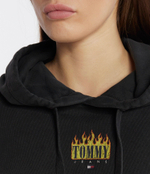 Худи VINTAGE FLAME HOODIE Tommy Jeans - черный(DW0DW16417)