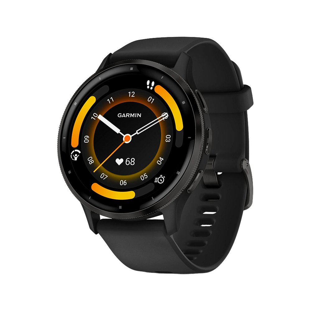 Умные часы Garmin Venu 3, Slate Black Leather (010-02784-52)