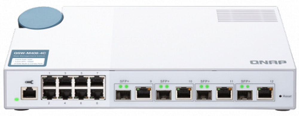 Коммутатор управляемый QNAP QSW-M408-4C