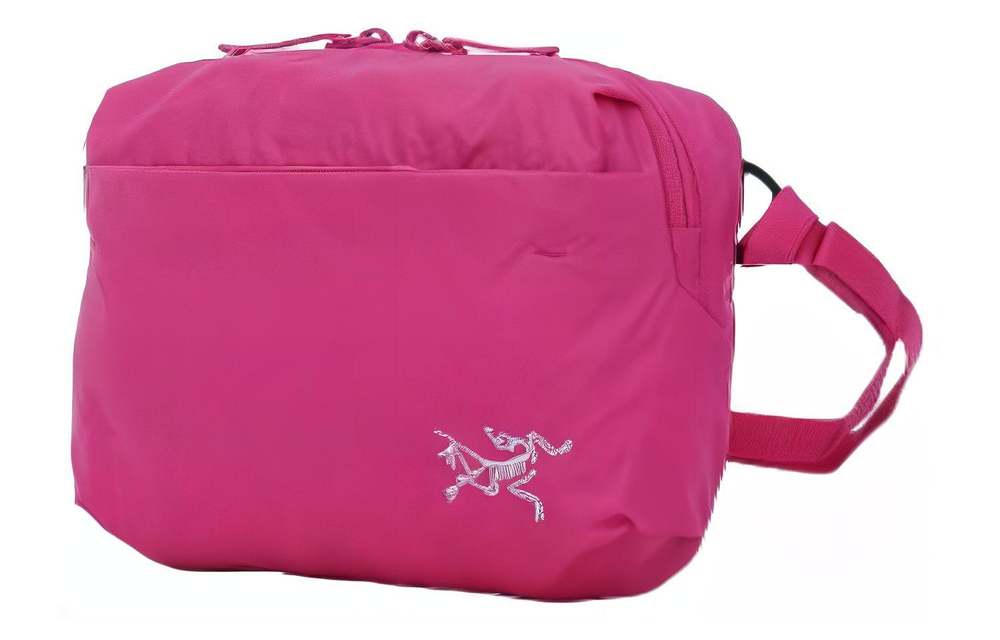 Arcteryx 6L Shoulder Bag, Crossbody Bag Polyester Rose Red Unisex