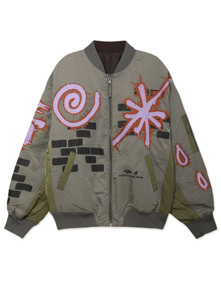 Бомбер Adorned Reversible Bomber Jacket