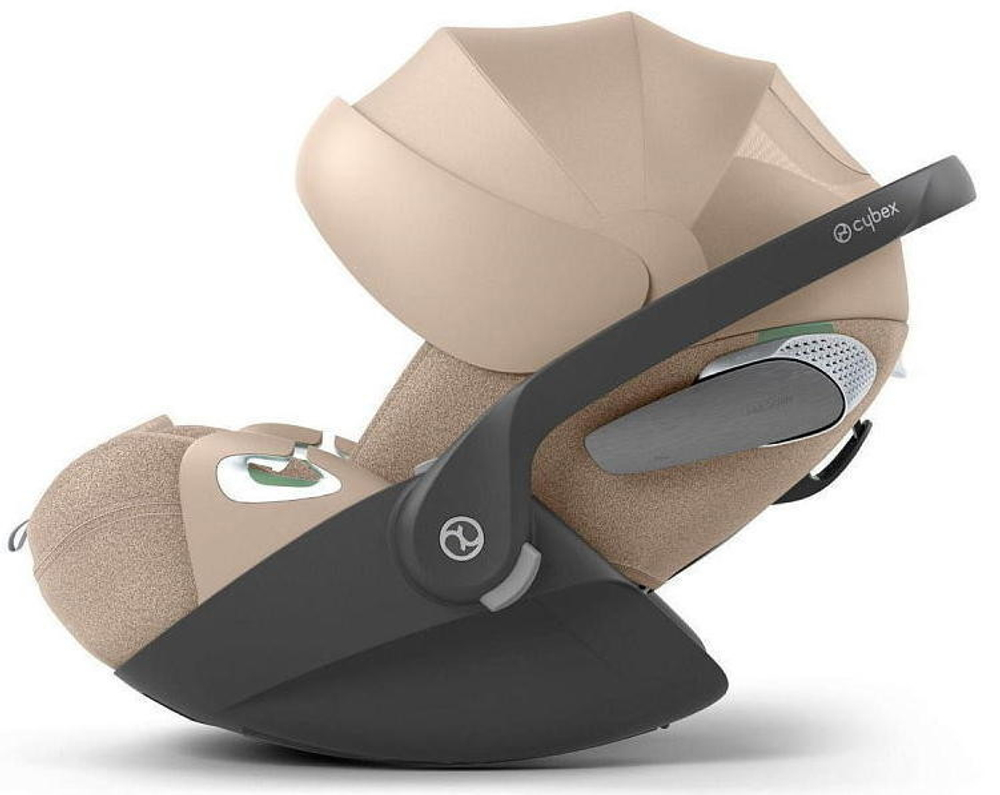 Коляска Cybex Balios S Lux BLK complete Cloud T Cozy Beige Plus Base T 4 в 1 Moon Black с дождевиками