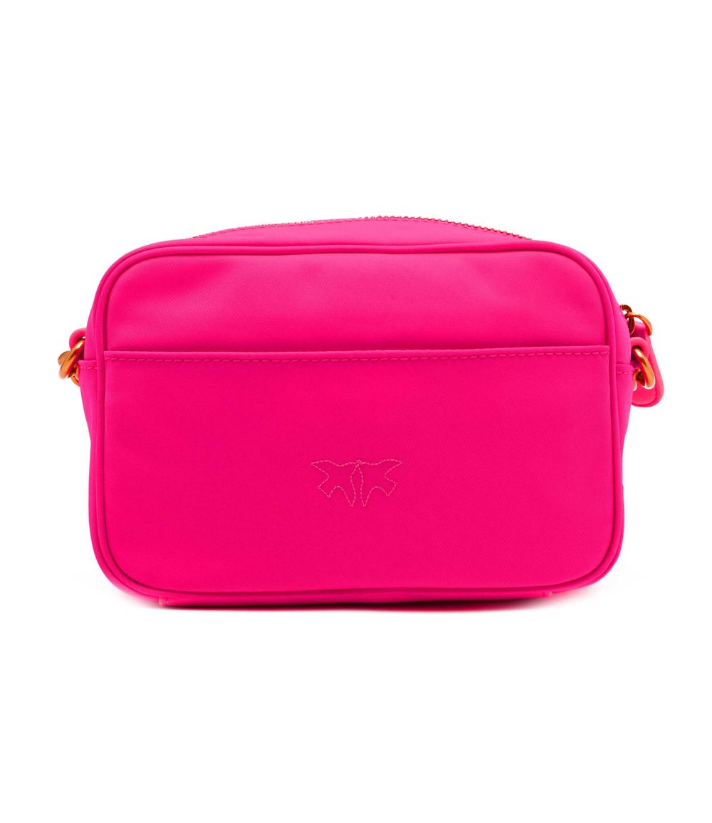 Кожаная сумка-мессенджер GATE CAMERA CASE RECYCLED NYLO Pinko - розовый(101513 A11Q)