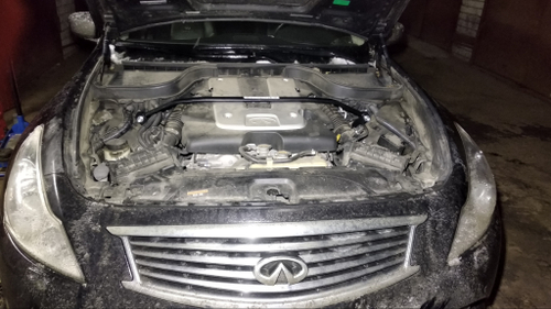 Распорка передних стоек Infiniti G 4 (IV-ого поколения) (ПОД ЗАКАЗ)