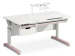 Стол с электроприводом Mealux Electro 730 WP + полка BD-S50 White (арт. BD-730 WP + BD-S50 White)