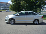 Накладки на пороги Volkswagen Polo 2010-2020