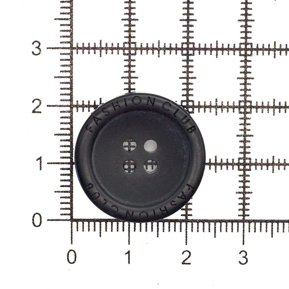 Пуговицы 4 прокола 36L=23 мм, (blk-200 (черный)), 72 шт, S090105