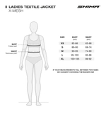 сетчатая мотокуртка SHIMA X-MESH 2.0 Lady Black
