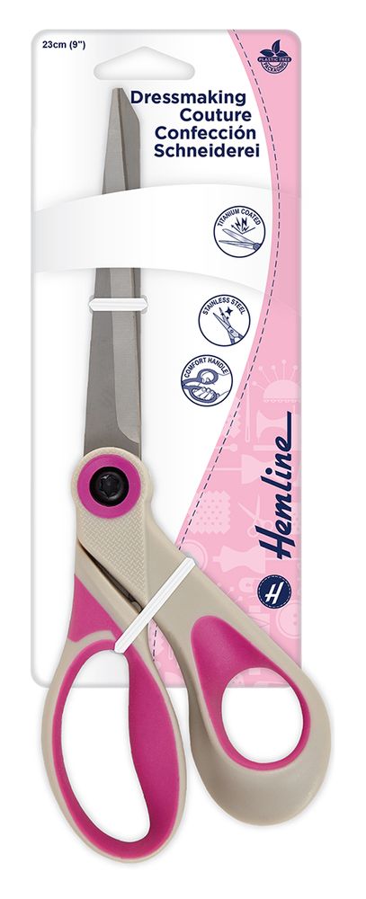 Ножницы закройные (портновские) 23 см, с титановым покрытием, 3 шт, Hemline
