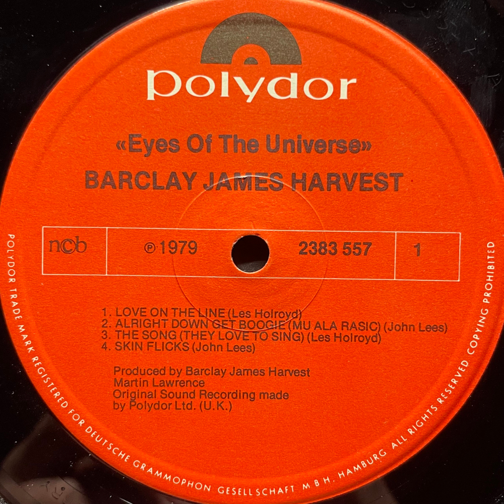Barclay James Harvest - Eyes Of The Universe (Скандинавия 1979г.)