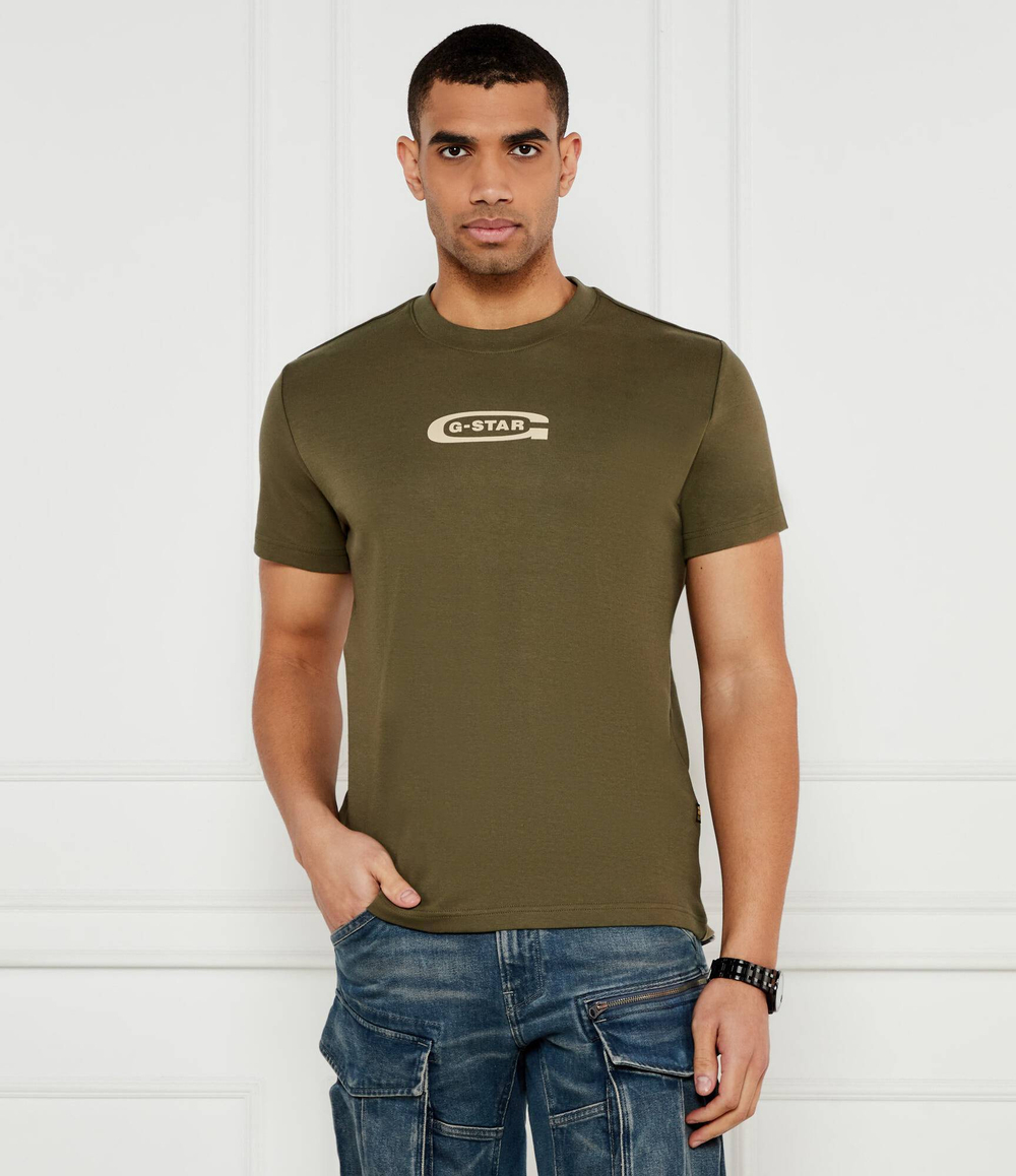 Футболка Old skool G- Star Raw - оливковый(D25967 C812)