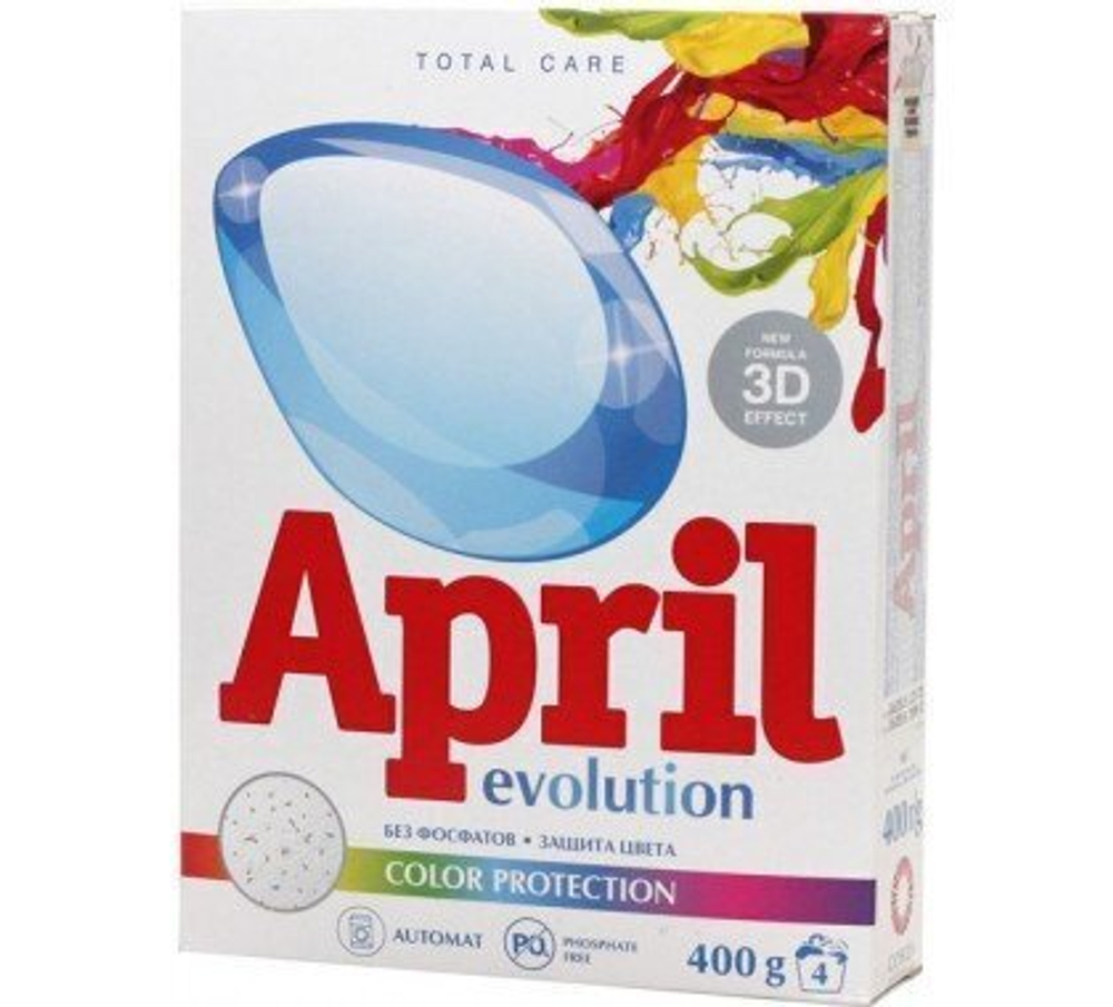 Aprii Evolution sensitive Стиральный порошок  Сolor protection , 04кг