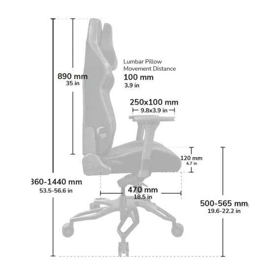 Cougar Titan Pro V2 (Farbic) Black